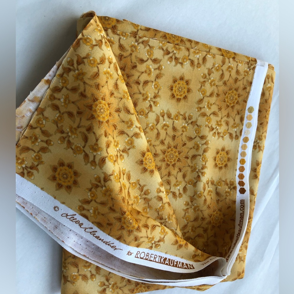 3328 FABRIC Kaleidoscope Gold Cotton Fabric 2 Yards